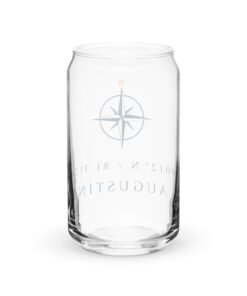 St. Augustine Coordinates Can-shaped glass - Image 6
