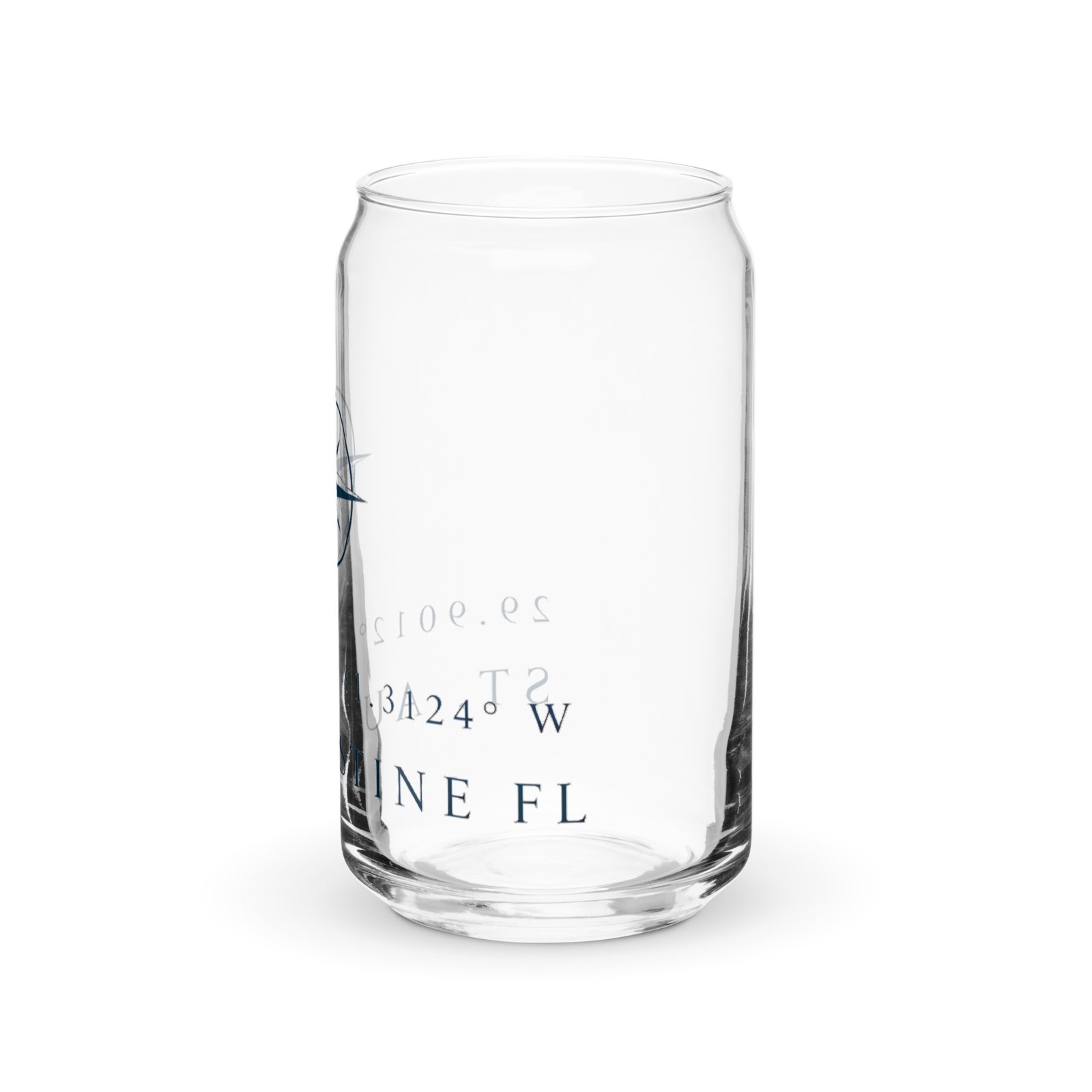 St. Augustine Coordinates Can-shaped glass - Image 7
