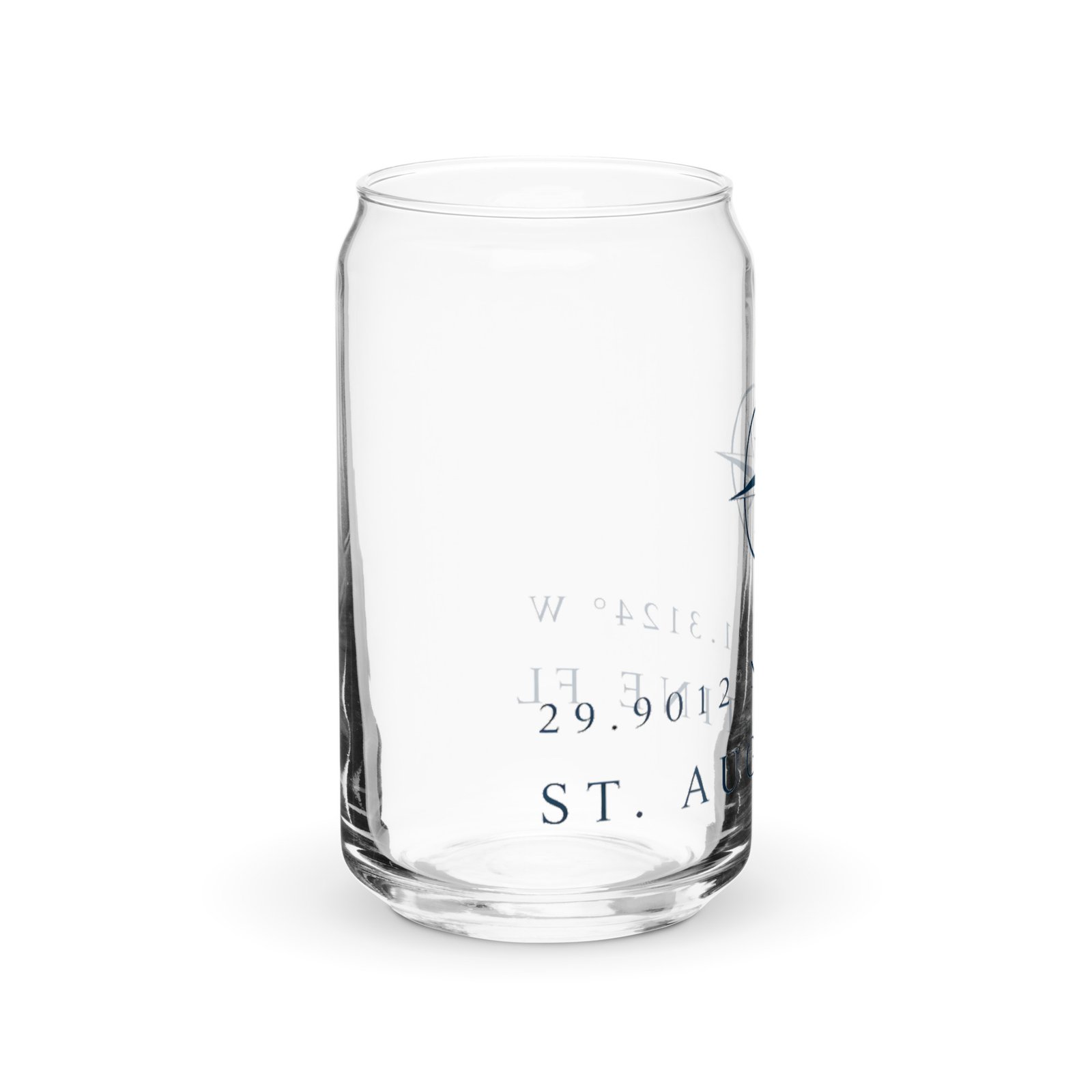 St. Augustine Coordinates Can-shaped glass - Image 8