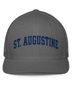 St. Augustine Grey Closed-back trucker cap
