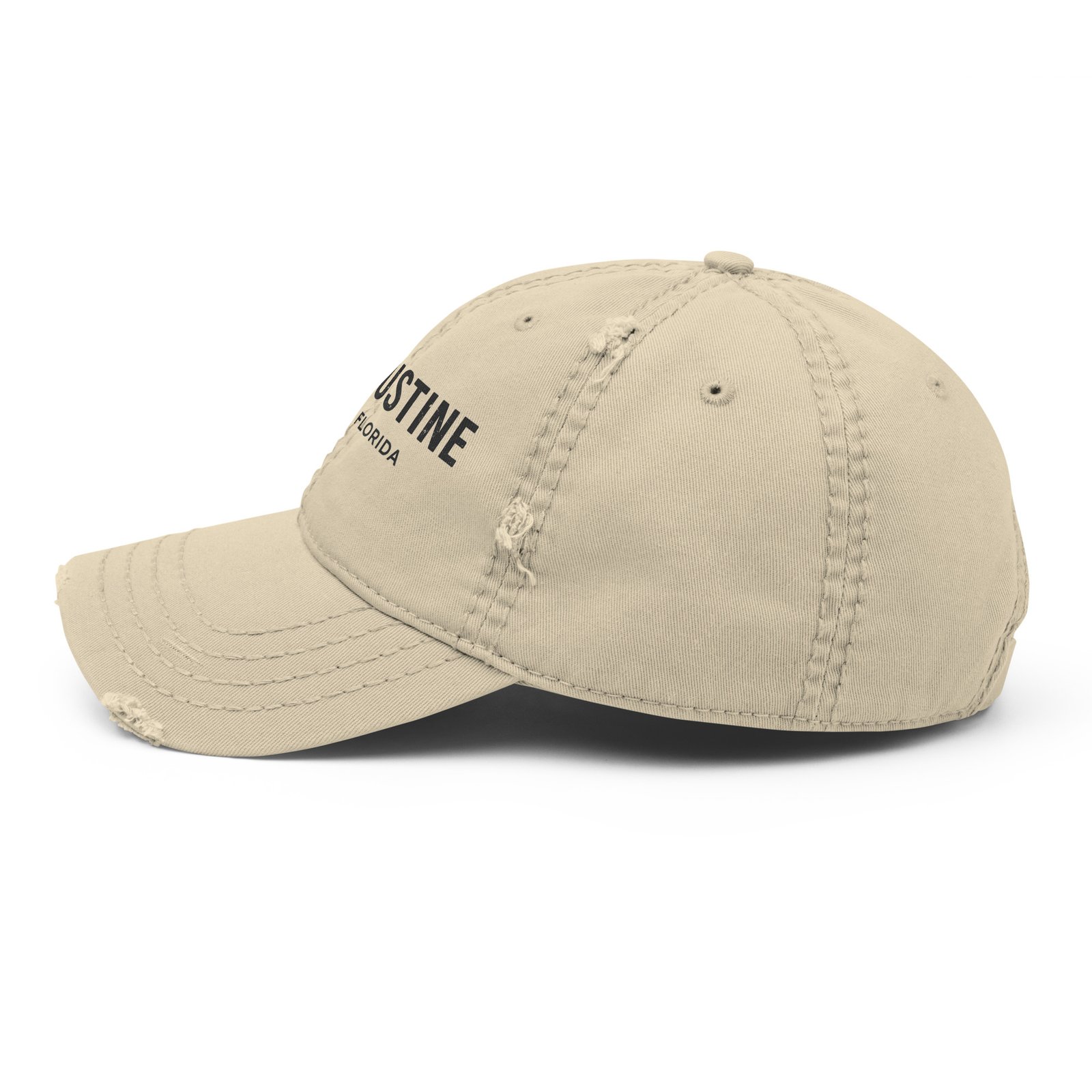 St. Augustine Est Print Distressed Dad Hat - Image 5
