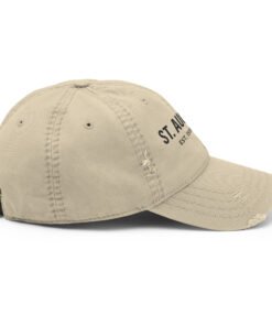 St. Augustine Est Print Distressed Dad Hat - Image 6
