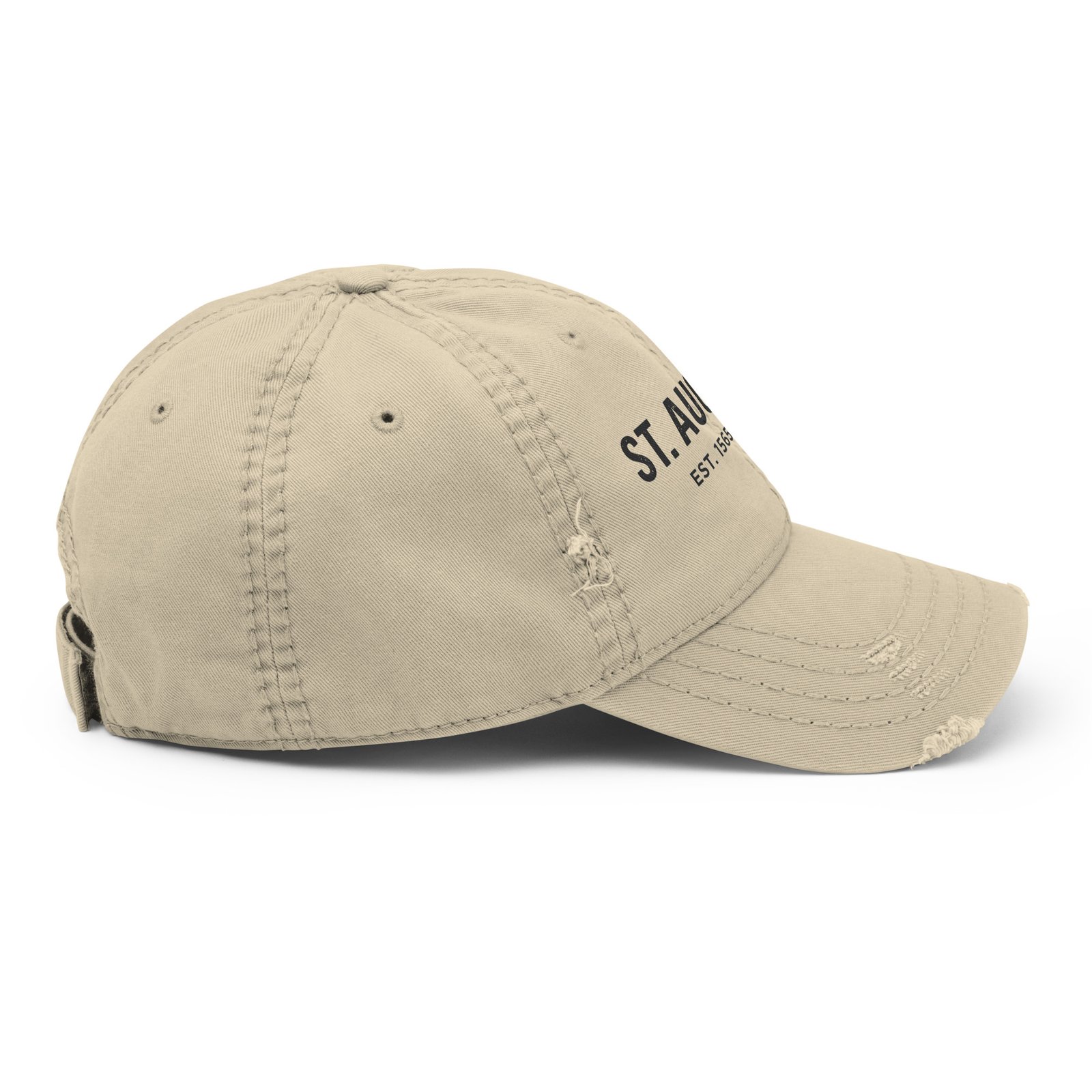 St. Augustine Est Print Distressed Dad Hat - Image 6