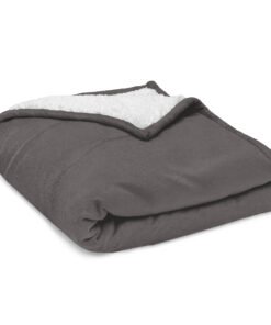 Palm Tree Embroidered Premium sherpa blanket - Image 4