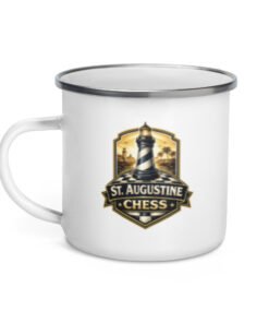 STA Chess Lighthouse Enamel Mug - Image 3