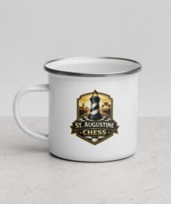 STA Chess Lighthouse Enamel Mug