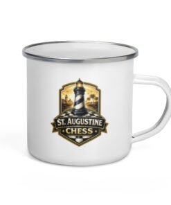 STA Chess Lighthouse Enamel Mug - Image 4