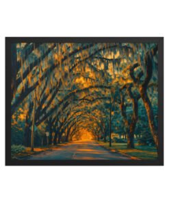 Magnolia Street St. Augustine AI Render Framed poster - Image 13