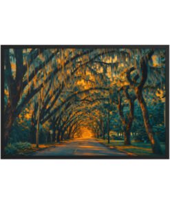 Magnolia Street St. Augustine AI Render Framed poster - Image 22
