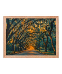 Magnolia Street St. Augustine AI Render Framed poster - Image 8