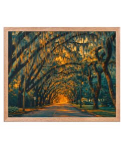 Magnolia Street St. Augustine AI Render Framed poster - Image 14