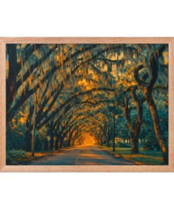 Magnolia Street St. Augustine AI Render Framed poster - Image 17