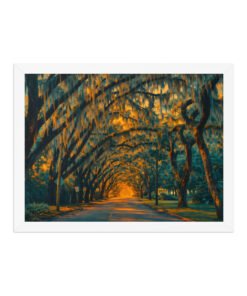 Magnolia Street St. Augustine AI Render Framed poster - Image 9