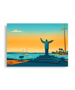 Welcome to St. Augustine Great Cross Poster - Image 13