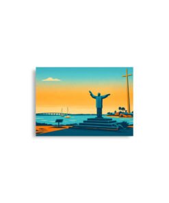 Welcome to St. Augustine Great Cross Poster - Image 9