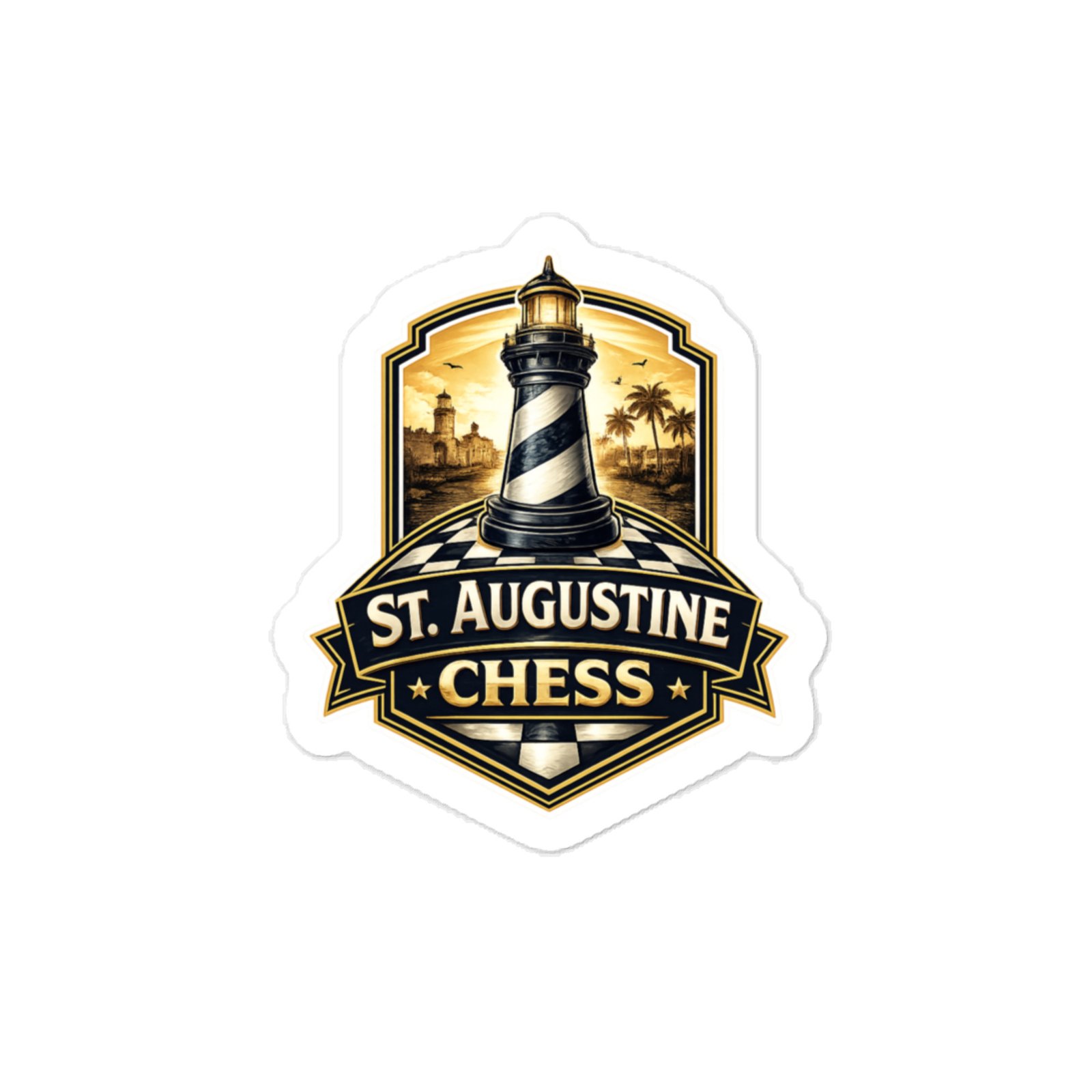 STA Chess Lighthouse vinyl decals