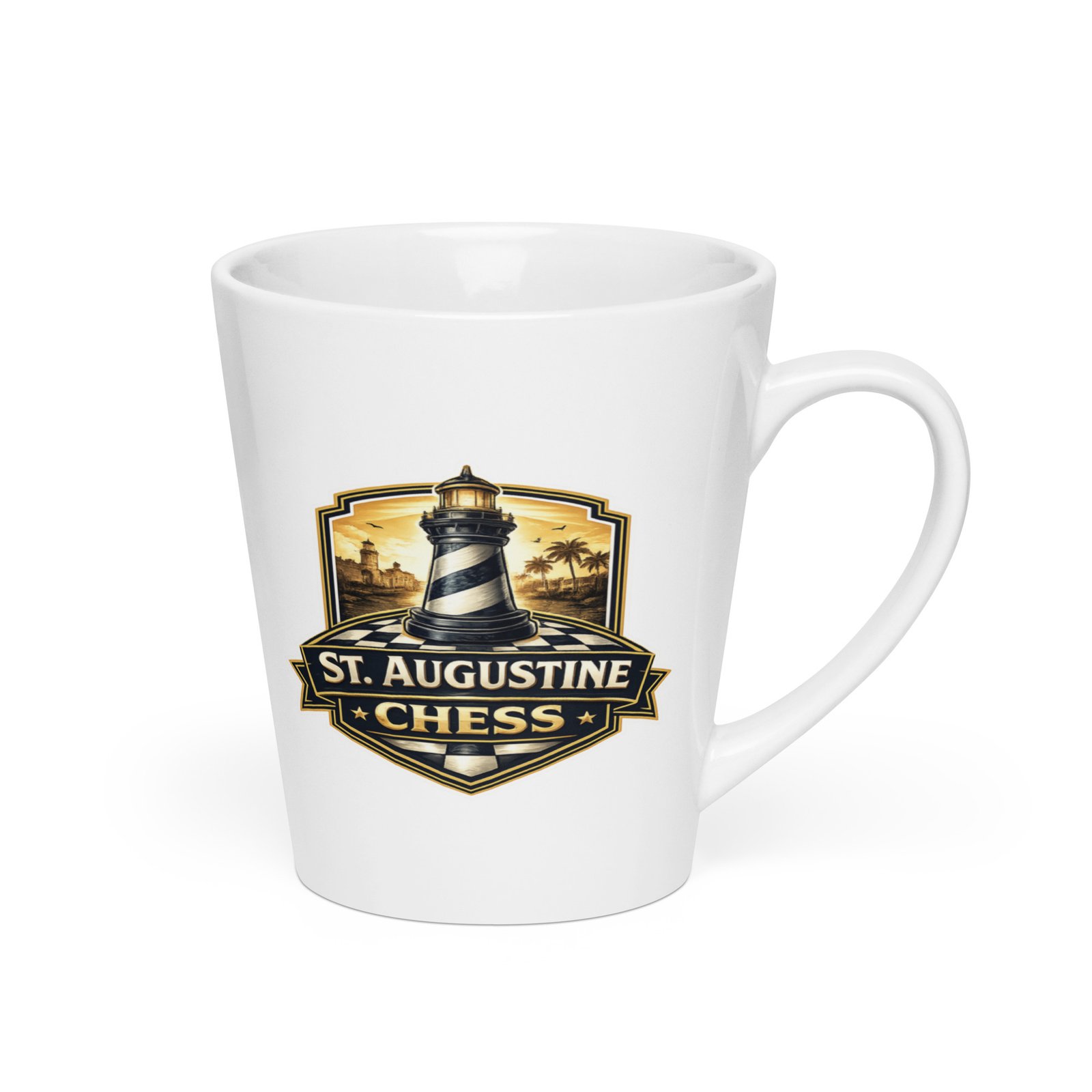 STA Chess Latte mug