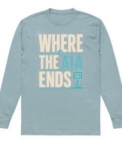 Summer Haven Where A1A Ends Men's heavyweight long sleeve t-shirt