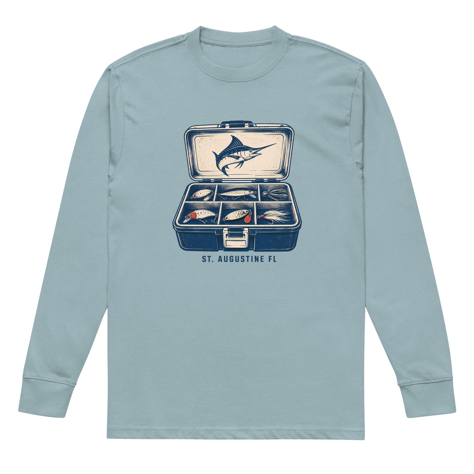St. Augustine Tackle Box Men's heavyweight long sleeve t-shirt