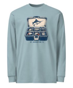 St. Augustine Tackle Box Men's heavyweight long sleeve t-shirt - Image 4
