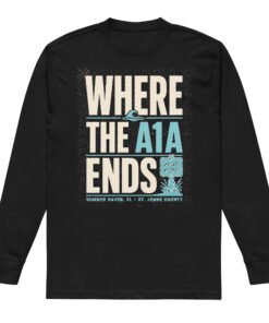 Alternative view of Summer Haven Where A1A Ends Men's heavyweight long sleeve t-shirt