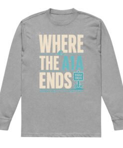 Summer Haven Where A1A Ends Men's heavyweight long sleeve t-shirt - Image 4