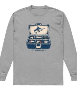 St. Augustine Tackle Box Men's heavyweight long sleeve t-shirt - Image 2