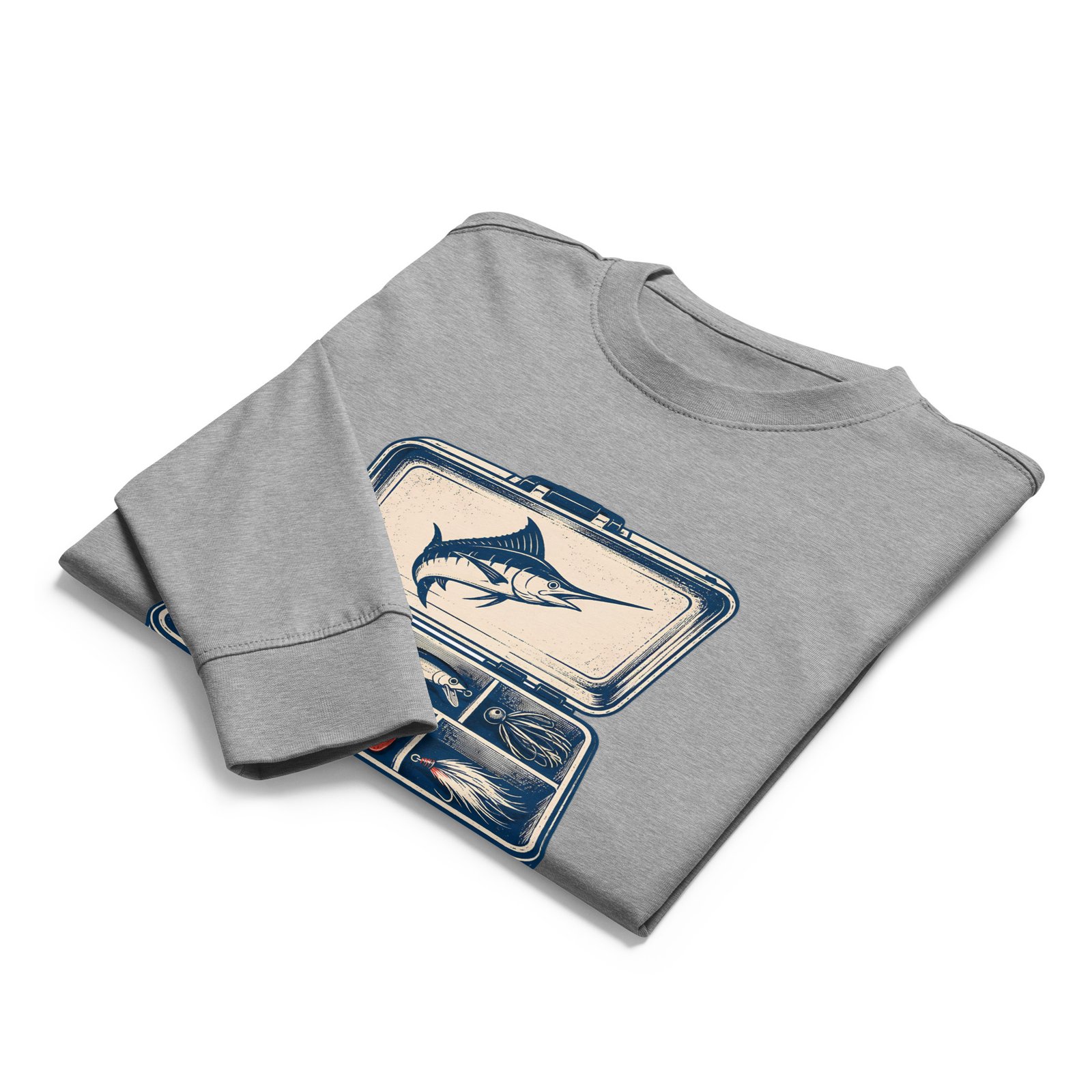 St. Augustine Tackle Box Men's heavyweight long sleeve t-shirt - Image 8