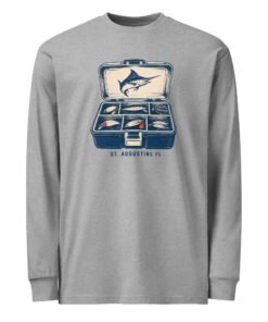 St. Augustine Tackle Box Men's heavyweight long sleeve t-shirt - Image 5