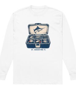 St. Augustine Tackle Box Men's heavyweight long sleeve t-shirt - Image 3