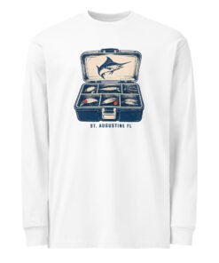 St. Augustine Tackle Box Men's heavyweight long sleeve t-shirt - Image 6