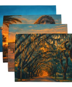 St. Augustine Stylized Art Placemat Set