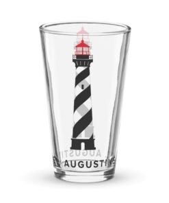 St. Augustine Light Shaker pint glass