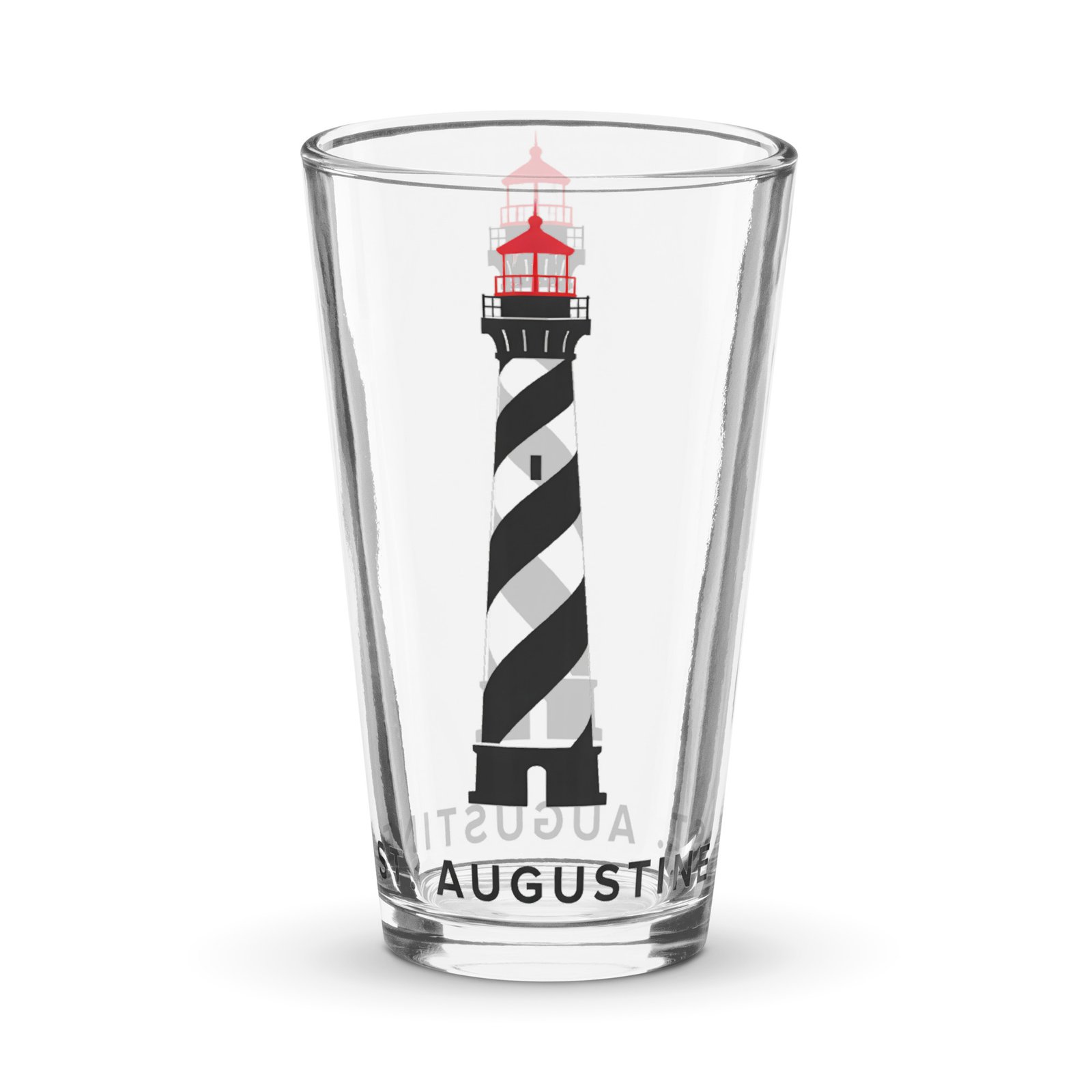 St. Augustine Light Shaker pint glass