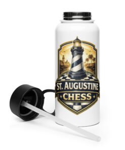 STA Chess Lighthouse Stainless steel water bottle