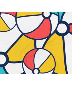 Beach Ball Throw Blanket