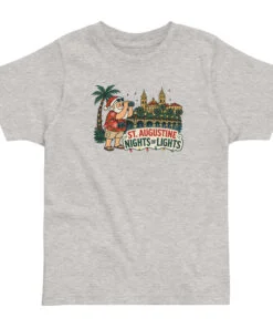 Nights of Lights Santa Binoculars 2 Toddler jersey t-shirt - Image 3