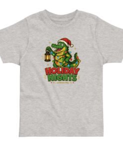 Holiday Nights Alligator Toddler jersey t-shirt