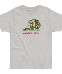 Rudolph Surfing Nights of Lights Toddler jersey t-shirt