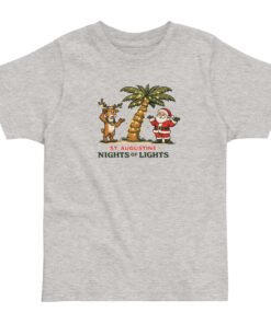 Rudolph Santa Palm Toddler jersey t-shirt