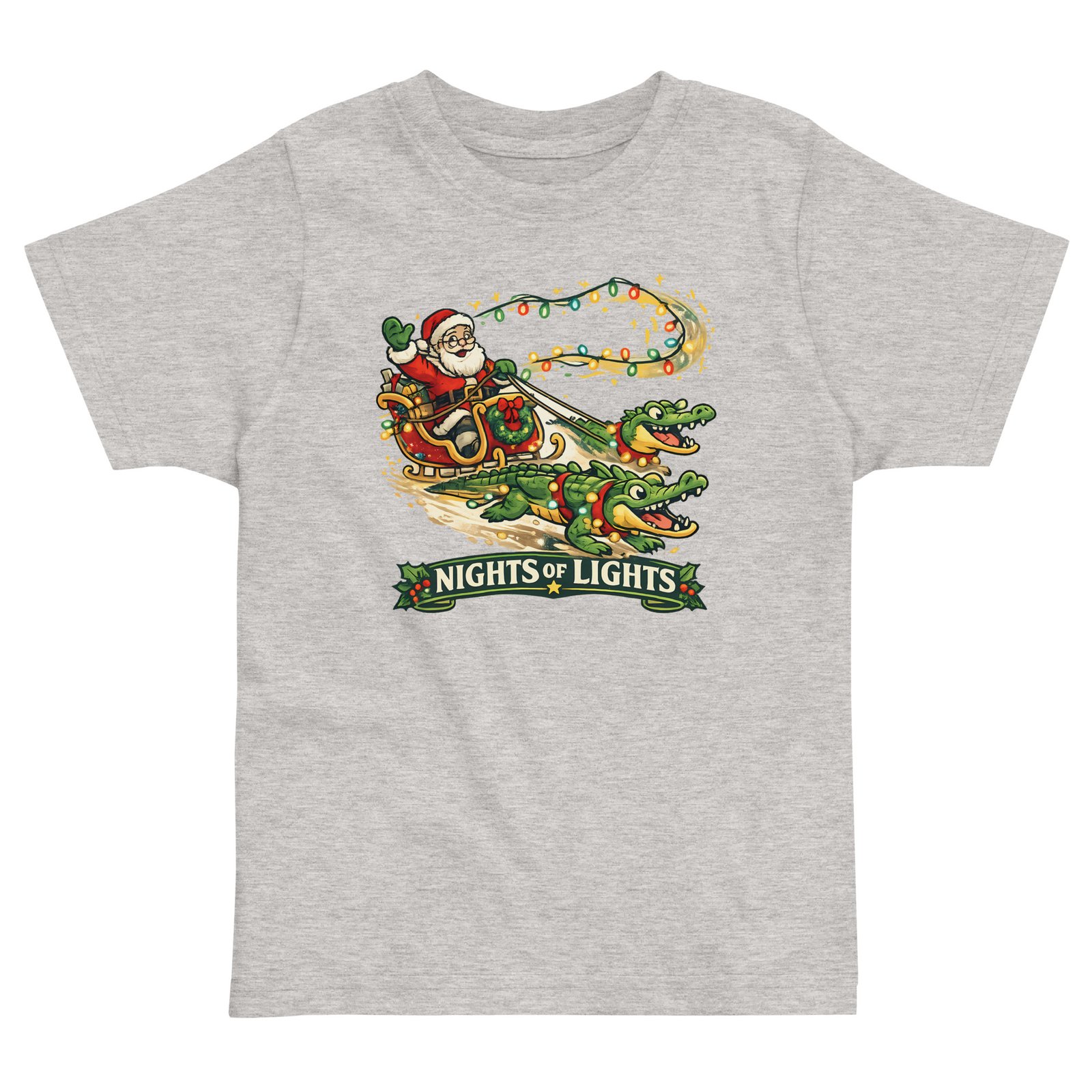 Gator Sleigh 1 Toddler jersey t-shirt - Image 2
