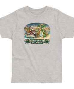 Nights of Lights Delivery Alligator Toddler jersey t-shirt - Image 3