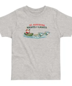 Dolphins Pulling Santa Toddler jersey t-shirt