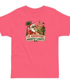 Santa Ice Cream Nights of Lights Toddler jersey t-shirt