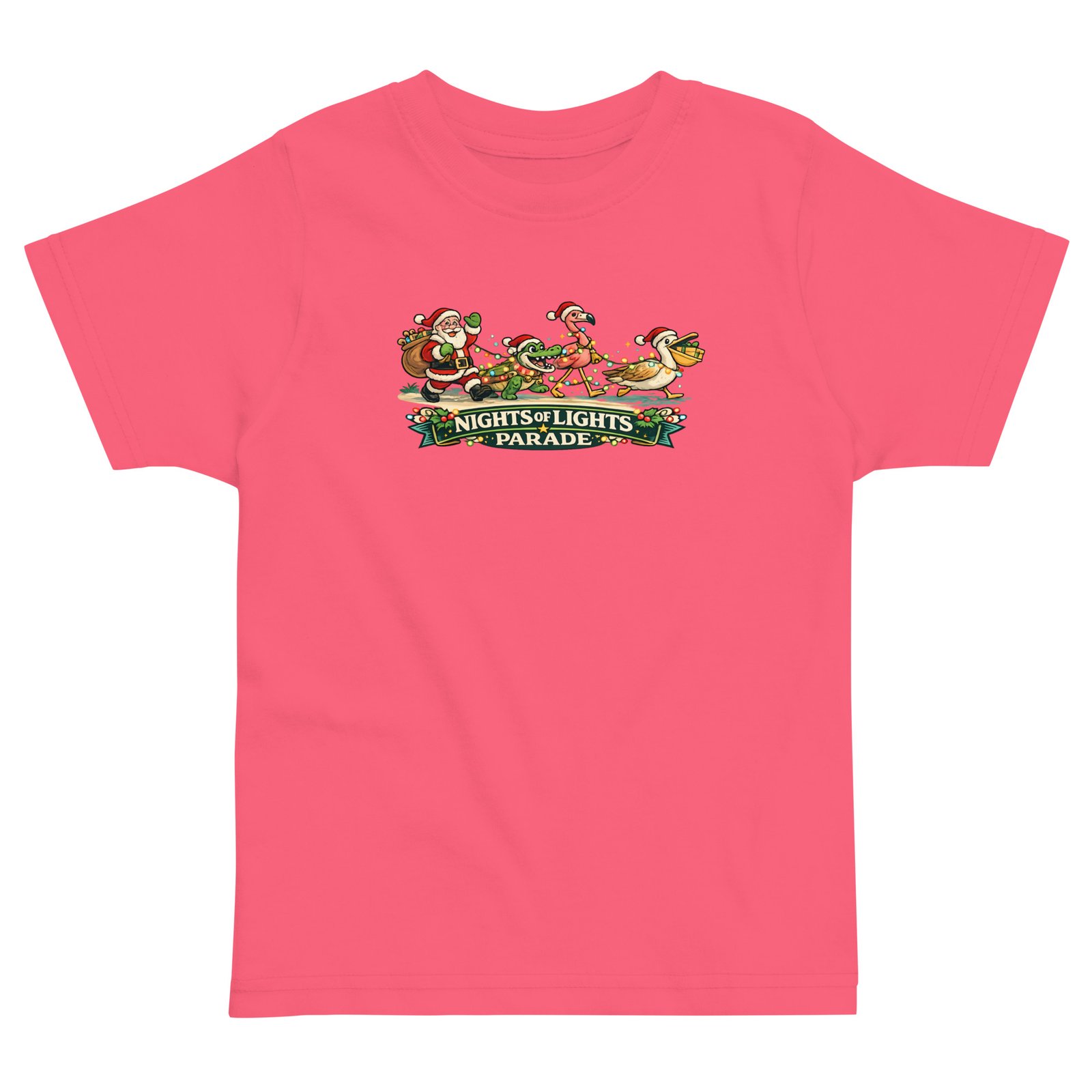 Pelican Nights of Lights Parade Toddler jersey t-shirt