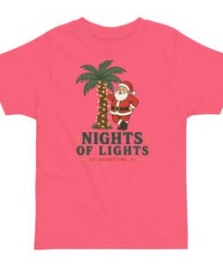 Santa Palm Toddler jersey t-shirt - Image 3