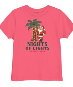 Santa Palm Toddler jersey t-shirt - Image 9