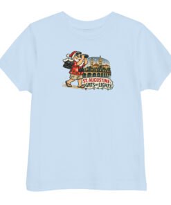 Nights of Lights Santa Binoculars 1 Toddler jersey t-shirt - Image 5
