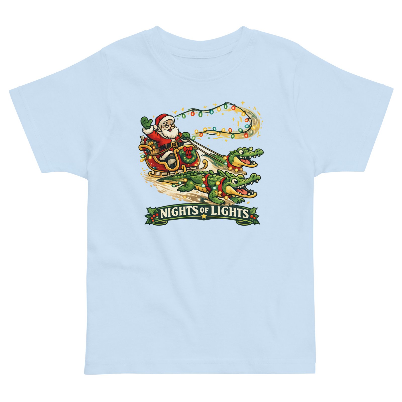 Gator Sleigh 1 Toddler jersey t-shirt - Image 3