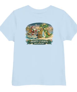 Nights of Lights Delivery Alligator Toddler jersey t-shirt